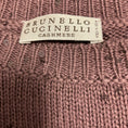 Load image into Gallery viewer, Brunello Cucinelli Mauve Sequined Oversized Cashmere and Silk Knit Slouchy Sweater
