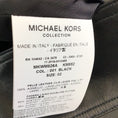 Load image into Gallery viewer, Michael Kors Collection Black Short Sleeved Moto Zip Lambskin Leather Jacket
