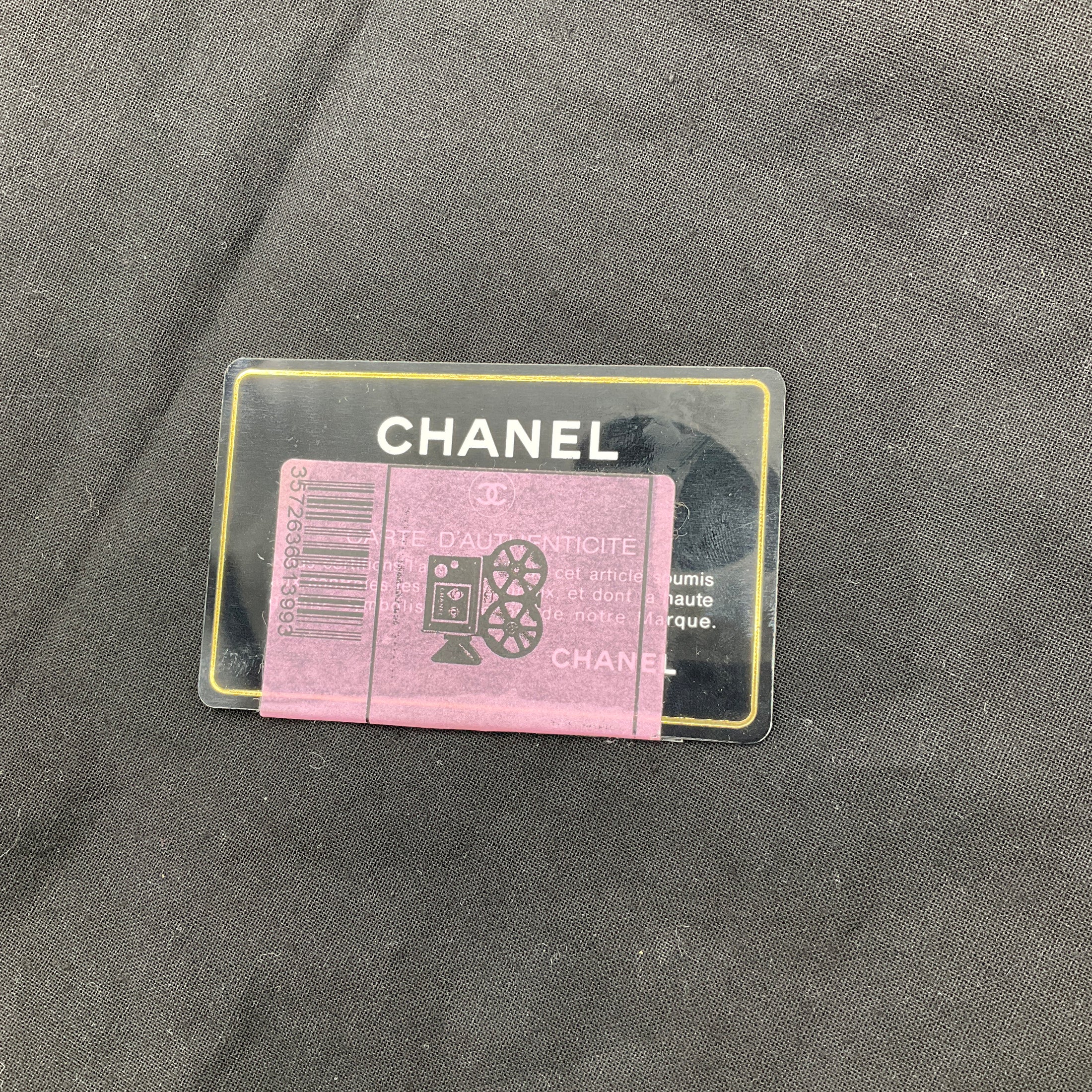 Chanel Black 2016 Plexiglass Crystal Buonasera Film Projector Minaudiere Clutch