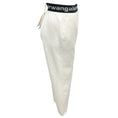 Load image into Gallery viewer, T by Alexander Wang Bright White Stretch Corduroy Pant with Logo Elastic
