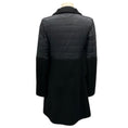 Load image into Gallery viewer, Gimo's Black Quilted Techno and Wool Coat
