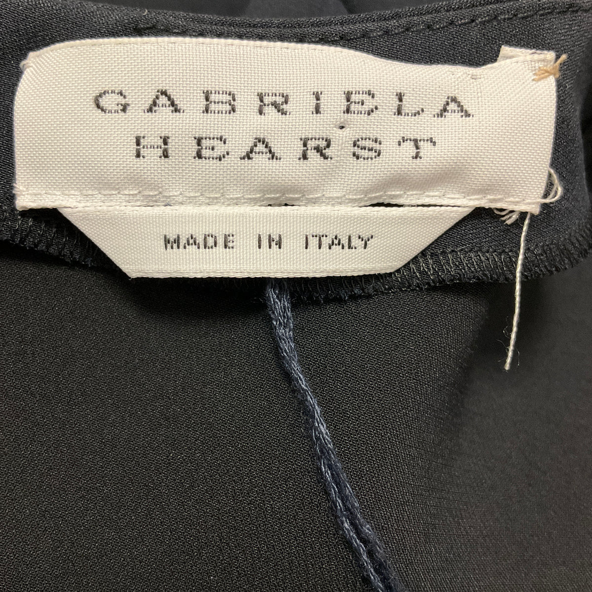 Gabriela Hearst Navy Blue Keller Tunic Dress