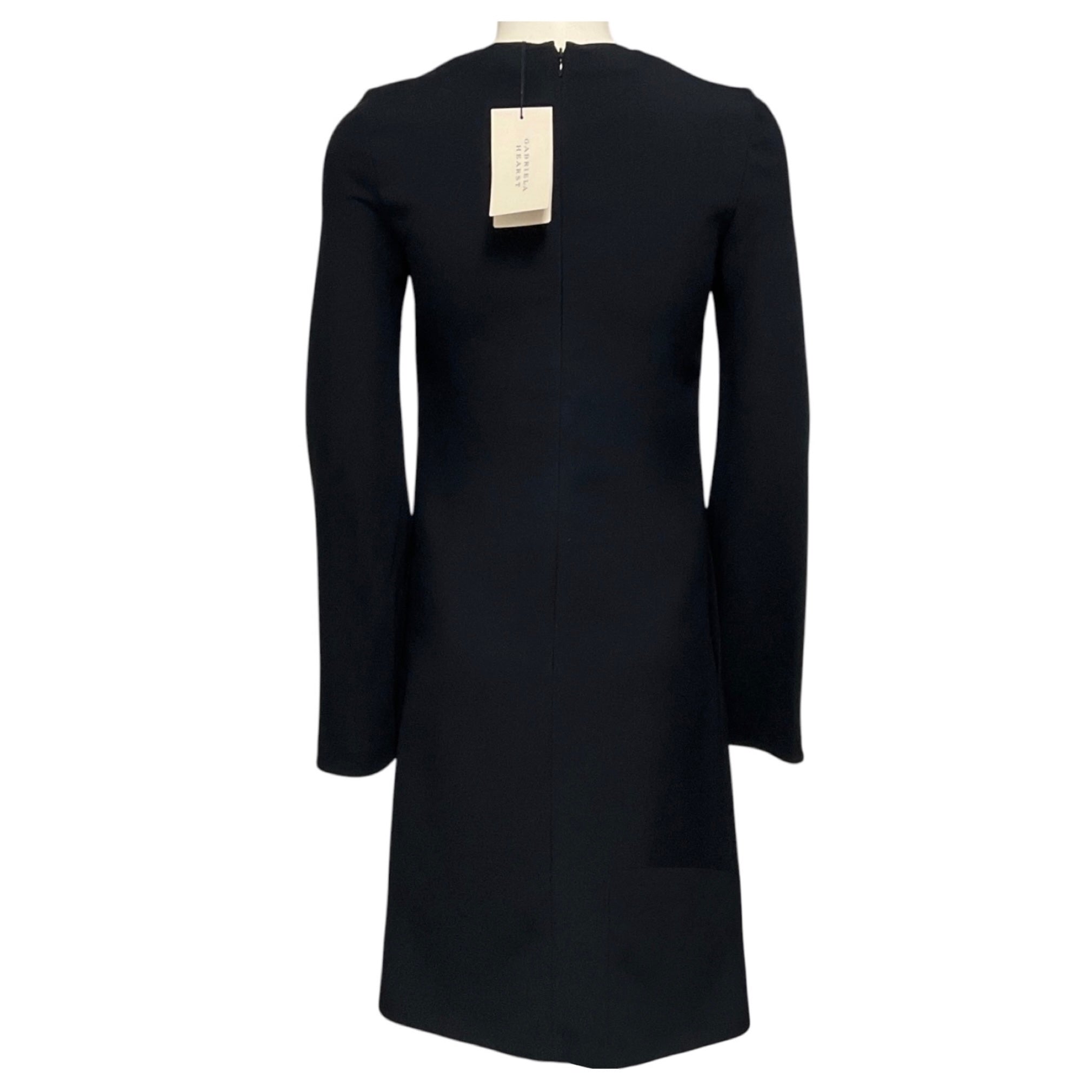 Gabriela Hearst Black Keller Tunic Dress