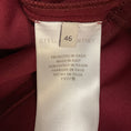 Load image into Gallery viewer, Stella McCartney Burgundy Sleeveless Crepe Midi Dress with Ruffled Hem
