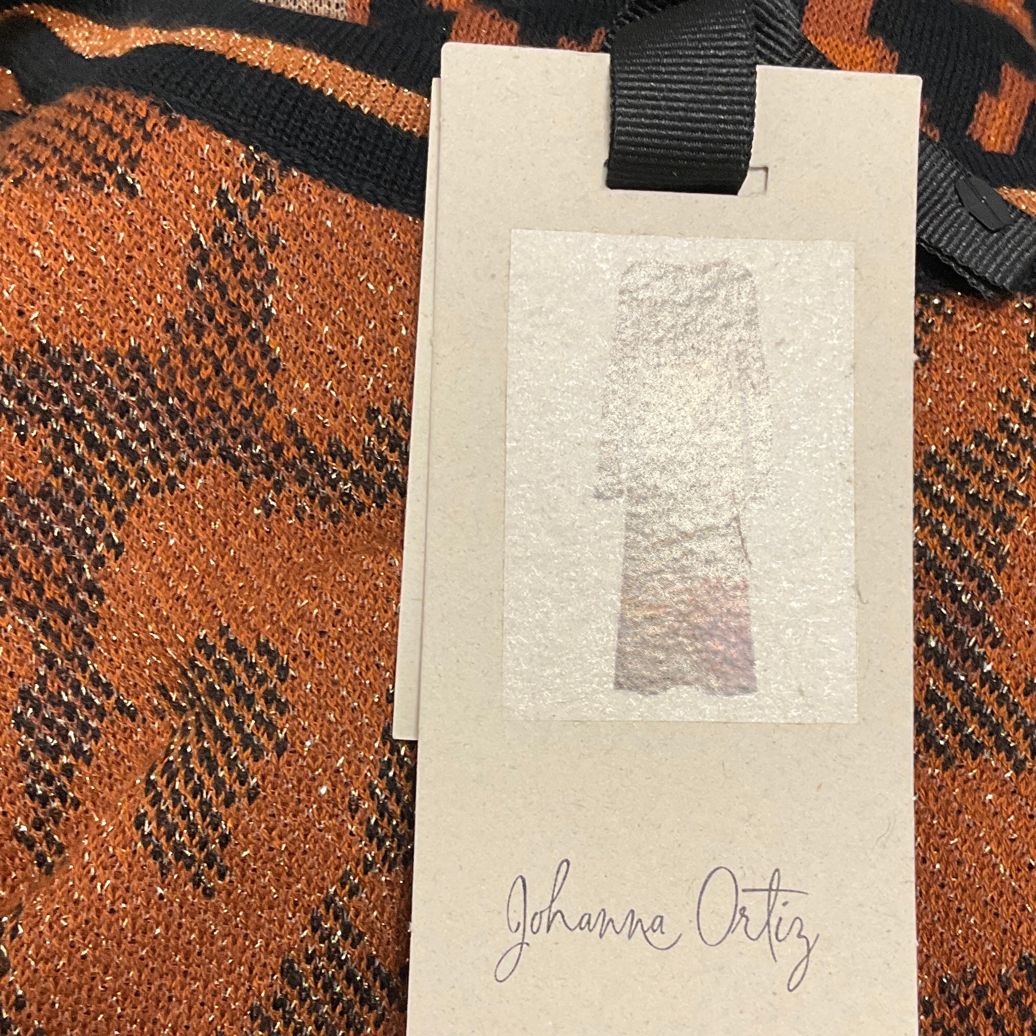 Johanna Ortiz Brown / Black Amur Leopard Midi Dress
