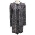 Load image into Gallery viewer, M Missoni Black / Pink / Blue Fringed Metallic Knit Duster Cardigan
