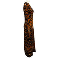 Load image into Gallery viewer, Johanna Ortiz Brown / Black Amur Leopard Midi Dress
