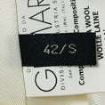 Load image into Gallery viewer, Giambattista Valli Ivory Chain Link Embroidered Wool Jacket with Grosgrain Bow
