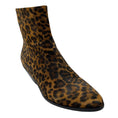 Load image into Gallery viewer, Saint Laurent Camel / Brown / Black West Leopard Print Suede Ankle Boots

