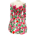 Load image into Gallery viewer, Christian Lacroix Vintage White / Pink Multi Floral Mini Dress with Sleeves
