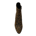 Load image into Gallery viewer, Saint Laurent Camel / Brown / Black West Leopard Print Suede Ankle Boots
