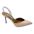 Load image into Gallery viewer, Aquazzura Ivory V Plexi Patent Leather and PVC Slingback Pumps
