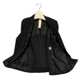 Load image into Gallery viewer, Akris Punto Black Double Breasted Ribbed Wool Blazer
