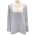 Load image into Gallery viewer, Rosetta Getty Light Blue Striped Tuxedo Shirt
