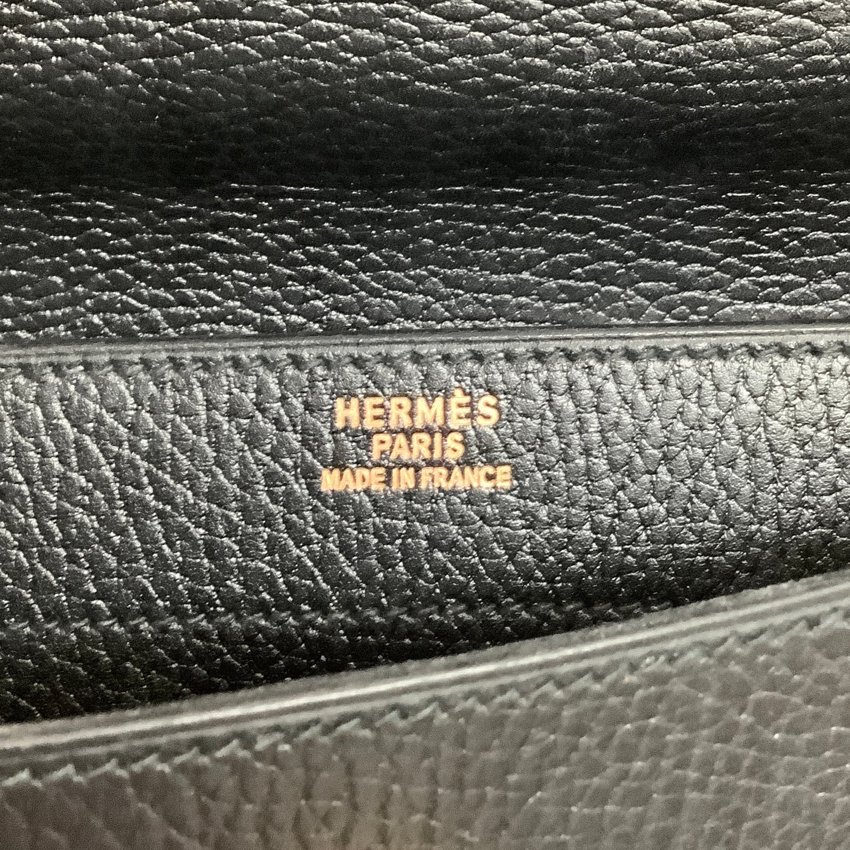Hermes Black Leather Kelly Depeches 36 Satchel RARE