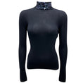 Load image into Gallery viewer, Christian Dior Navy Blue Sequin Paillette Embellished Collar Wool and Silk Knit Jumper
