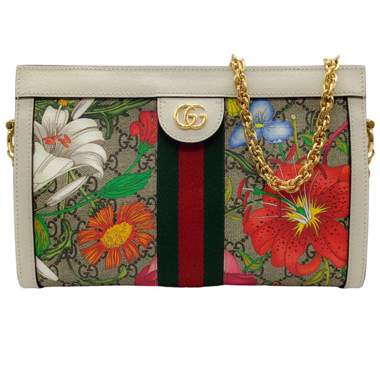 Gucci Ophidia Floral GG Supreme Shoulder Bag