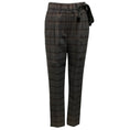 Load image into Gallery viewer, Brunello Cucinelli Medium Grey Lurex Windowpane Tie Pull On Pant
