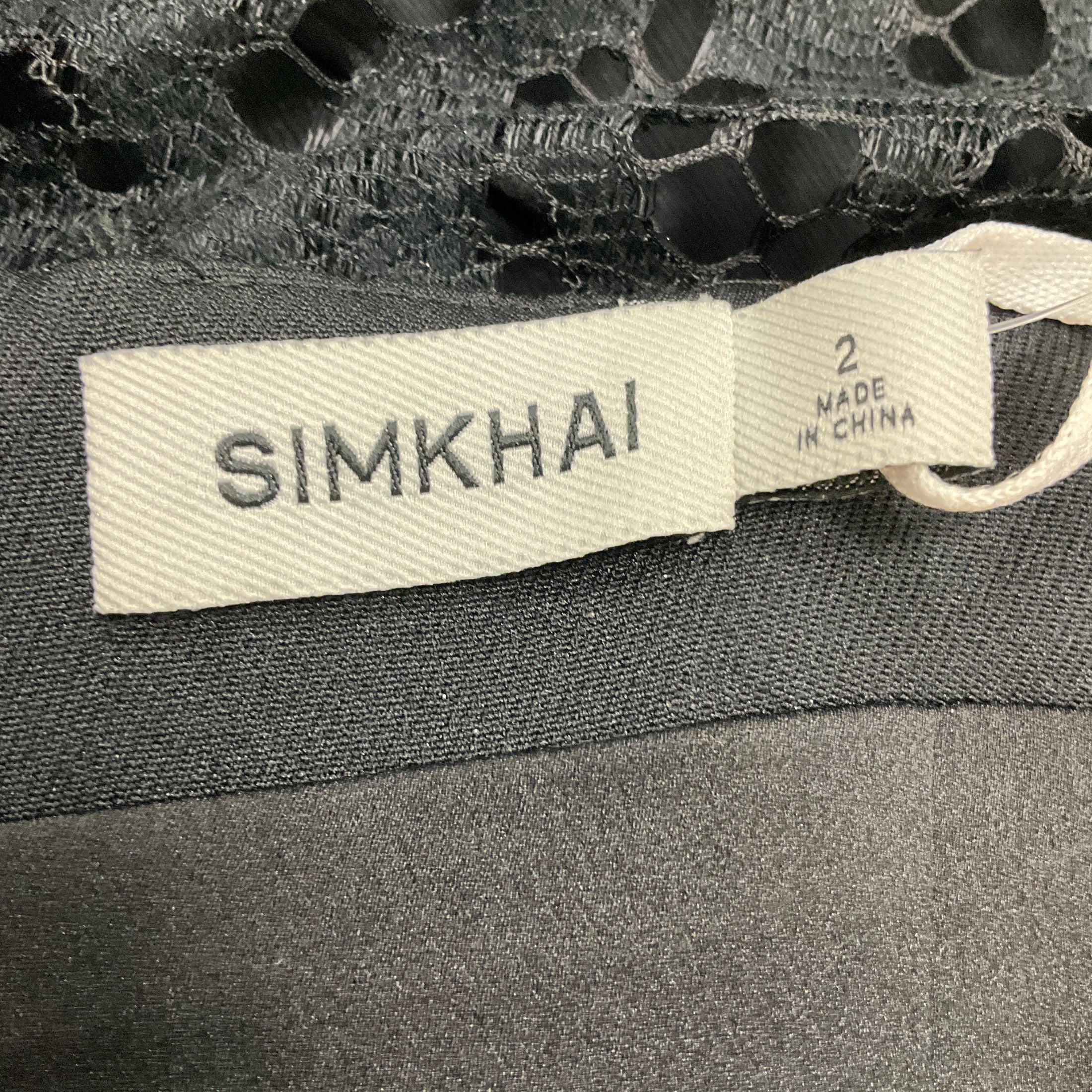 Jonathan Simkhai Black Primm Mini Dress