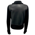 Load image into Gallery viewer, Theory Black Wilmore Bonded Leather Ribbed Jacket
