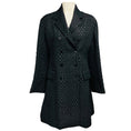 Load image into Gallery viewer, Jean Paul Gaultier Black Double Breasted Shimmer Jacquard Coat

