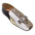 Load image into Gallery viewer, Sergio Rossi Gold Multi Logo Plaque Embellished Slip-On Leather Loafers
