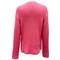 Load image into Gallery viewer, The Elder Statesman Pink Long Sleeved V-Neck Cashmere Knit Sweater
