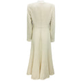 Load image into Gallery viewer, Roland Mouret Cream Long Sleeve Boucle Midi Dress
