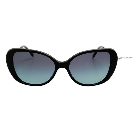 Tiffany & Co. Black Oversized Gradient Sunglasses
