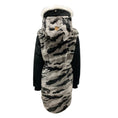 Load image into Gallery viewer, Mackage Grey Suri Camo Rabbit Fur Parka Coat
