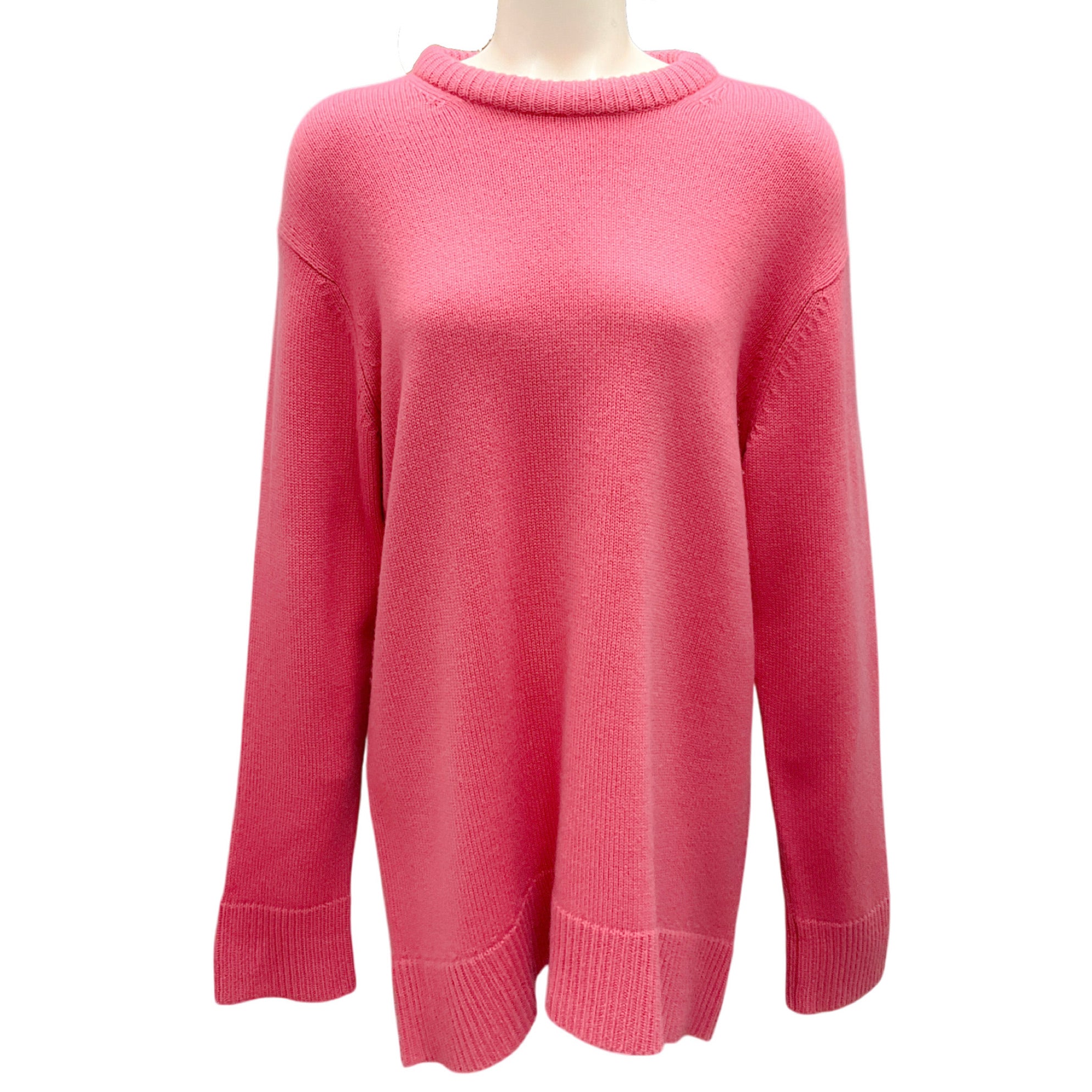 Derek Lam Pink / Taupe Cashmere Knit Sweater