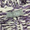 Load image into Gallery viewer, Agnona Purple / White Chunky Cashmere Knit Sweater
