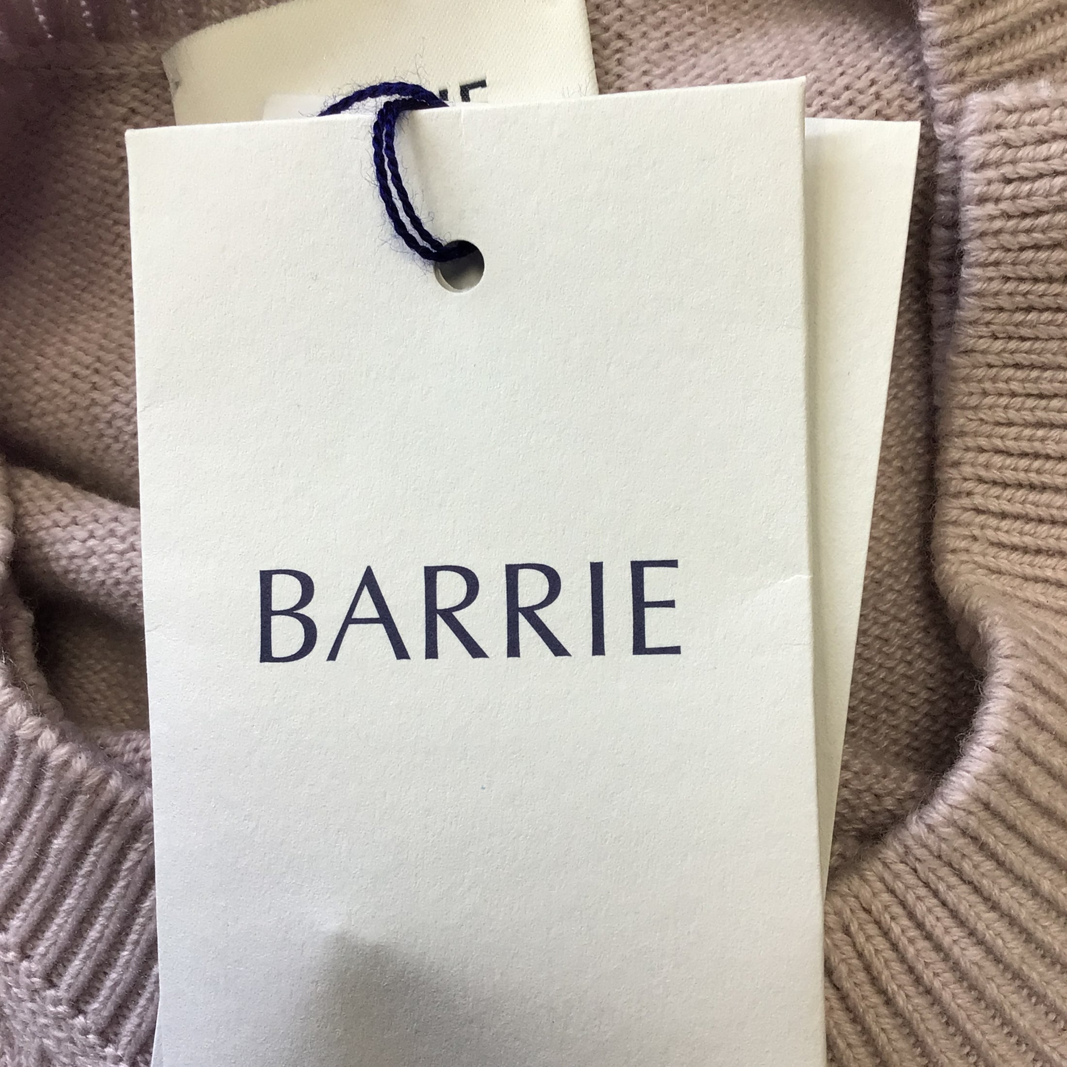 Barrie Lavender Pause Cashmere Knit Cardigan Sweater