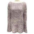 Load image into Gallery viewer, Agnona Purple / White Chunky Cashmere Knit Sweater
