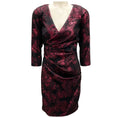 Load image into Gallery viewer, Theia Couture Blackberry Jacquard Cocktail Dress
