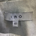 Load image into Gallery viewer, IRO Silver / Gold Metallic Ombre Effect Moto Zip Lambskin Leather Calum Jacket
