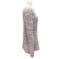 Load image into Gallery viewer, Agnona Purple / White Chunky Cashmere Knit Sweater
