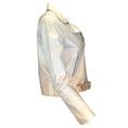 Load image into Gallery viewer, IRO Silver / Gold Metallic Ombre Effect Moto Zip Lambskin Leather Calum Jacket
