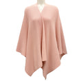 Load image into Gallery viewer, Eres Blush Pink Ribbed Knit Poncho / Cape
