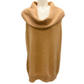 Load image into Gallery viewer, St. John Camel 2013 Sleeveless Cowl Neck Cashmere Knit Sweater
