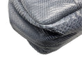 Load image into Gallery viewer, Tod's Slate Blue Python Skin Leather Handbag
