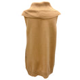 Load image into Gallery viewer, St. John Camel 2013 Sleeveless Cowl Neck Cashmere Knit Sweater
