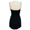 Load image into Gallery viewer, David Koma Black Crystal Embellished Cut Out Detail Crepe Mini Cocktail Dress
