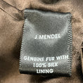 Load image into Gallery viewer, J. Mendel Brown Cropped Silk Lined Fur Wrap Coat

