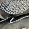 Load image into Gallery viewer, Tod's Slate Blue Python Skin Leather Handbag
