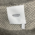 Load image into Gallery viewer, Agnona Grey / White Oversized Cashmere Knit Sweater
