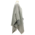 Load image into Gallery viewer, Agnona Grey / White Oversized Cashmere Knit Sweater
