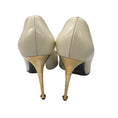 Load image into Gallery viewer, Tom Ford Ivory / Gold Stiletto Heel Patent Leather Pump
