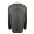 Load image into Gallery viewer, Agnona Charcoal Grey / Heather Grey Zip Front Cashmere Jacket
