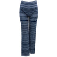 Load image into Gallery viewer, Missoni Blue / Silver Metallic 2022 Chevron Palazzo Trousers
